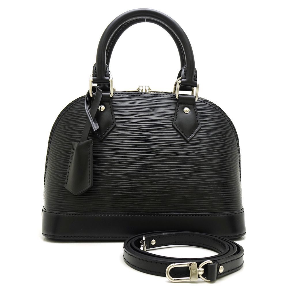 Louis Vuitton Epi Alma BB Noir Handbag Black